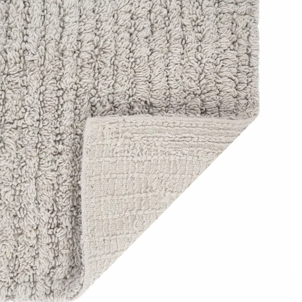 Коврик для туалета Willow Gray 45x45 см хлопок цвет серый 85200336 STLM-2044212 LEMER - Вид №1