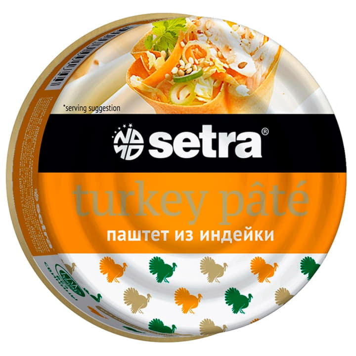 Паштет из индейки Setra 100 г Santreyd 11999 - Вид №1