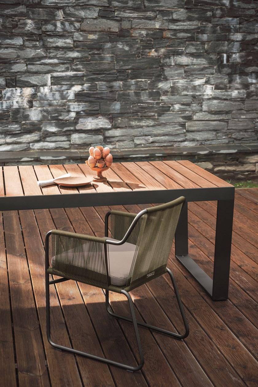 RODA Садовый стул на санках из нержавеющей стали с подлокотниками Harp sun-id-1449716 - Вид №6