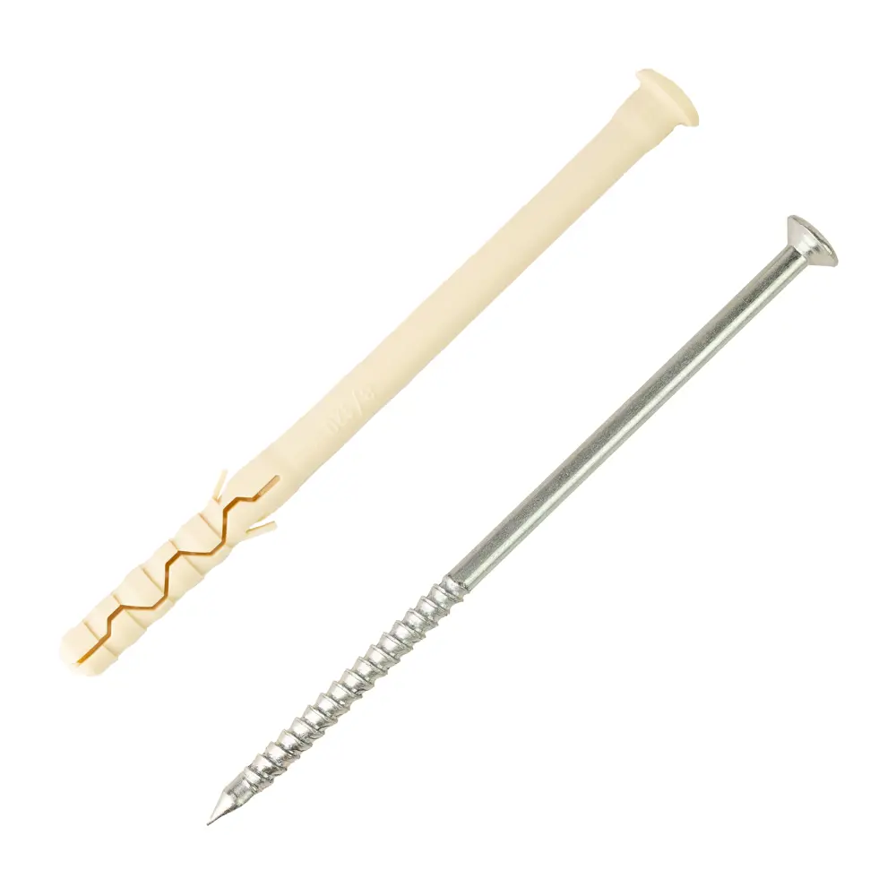 Дюбель-гвоздь Европартнер с цилиндрической манжетой 8×120 мм для бетона и кирпича 89383271 STLM-1545700