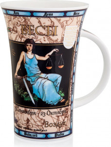 10584197 Dunoon Кружка Dunoon "Весы.Гленко" 500мл Фарфор костяной