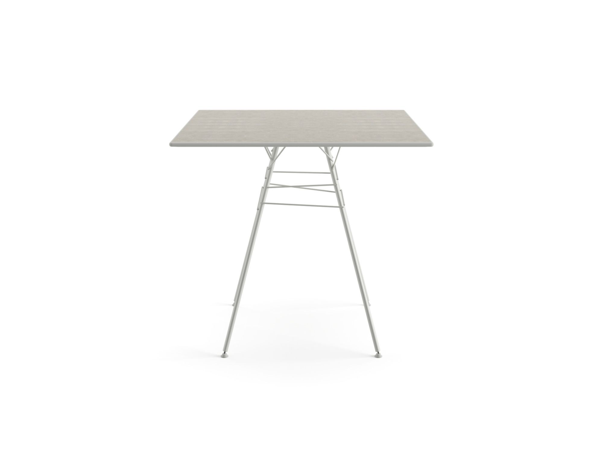 Стальной квадратный садовый стол Arper ARCH-00098827