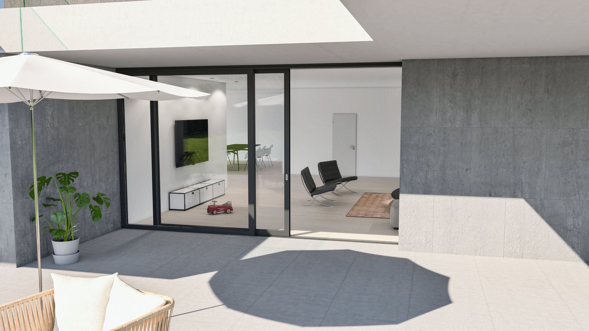 Aluminium patio door Schüco Schüco ASE 80.HI ARCH-00081002 - Вид №4