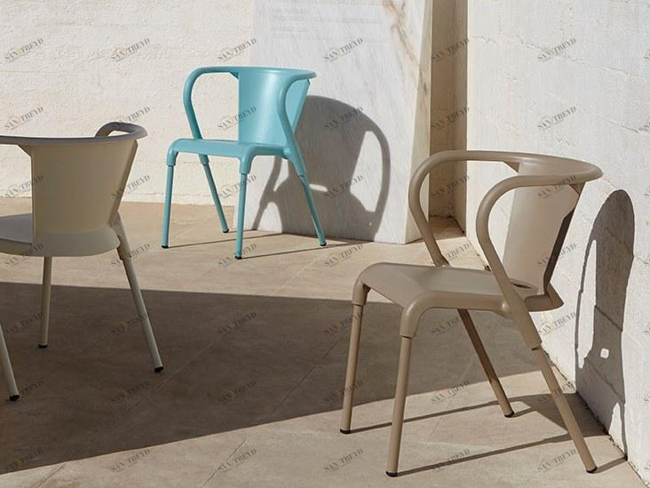 Adico Штабелируемый садовый стул из полипропилена с подлокотниками sun-id-1350231