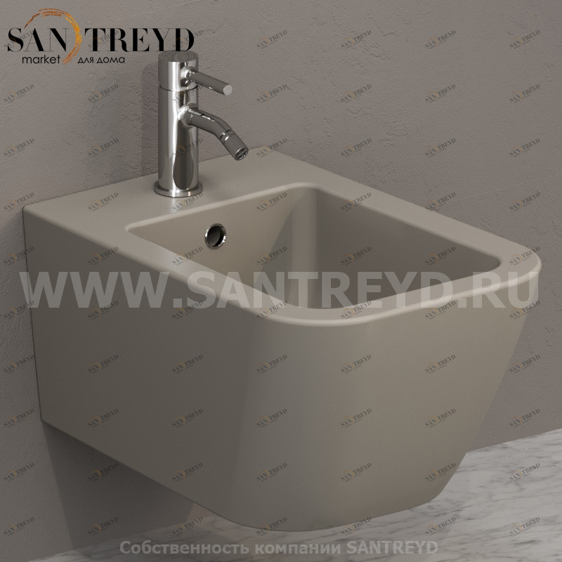 STS10GH Биде подвесное STONE Ceramica Globo