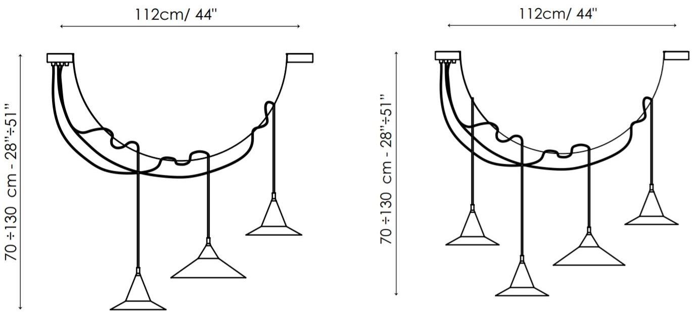 Bonaldo Подвесной светильник из окрашенного металла sun-id-1369225 - Вид №4