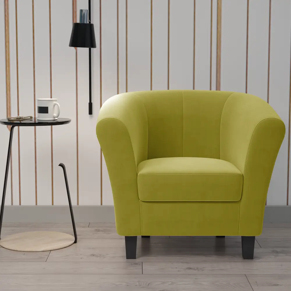 Кресло полиэстер Seasons Марсель CAMARO06 желтое 85x73x77 см 85098309 STLM-2091968  - Вид №4