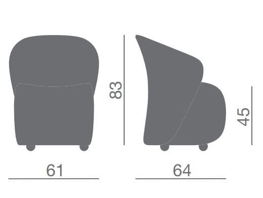 Кожаное кресло с подлокотниками Kastel Koccola ARCH-00082926 - Вид №5