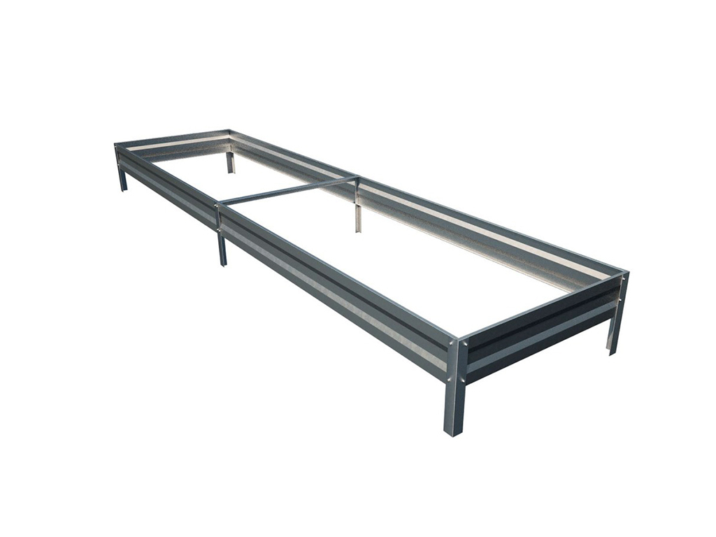 Грядка оцинкованная 1,0*3,0 м, высота 20 см ГеоПластБорд GPBST-153