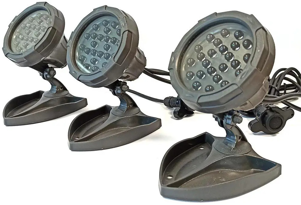 90407593 Подсветка подводная Huiqi HQ-24W-3 24 светодиода 3 шт STLM-0218122