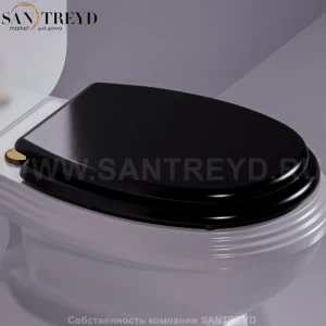 AR003D02NEROBR Крышка сиденье для унитаза Simas Arcade