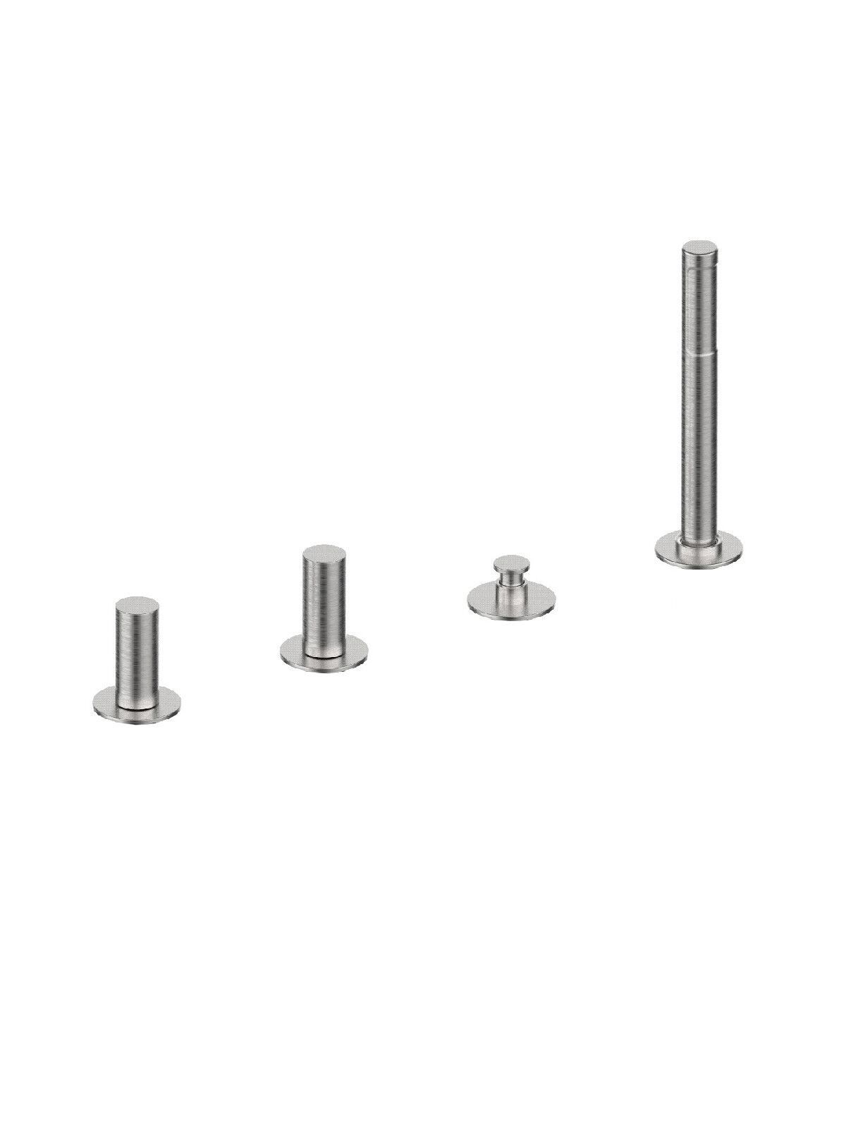 Смеситель для ванны с 4 отверстиями и ручным душем Rubinetterie Frattini Pepe XL ARCH-00026690 - Вид №18