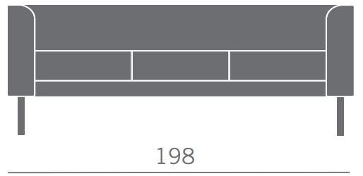 Kastel 3-х местный кожаный диван Korall sun-id-1439619 - Вид №1