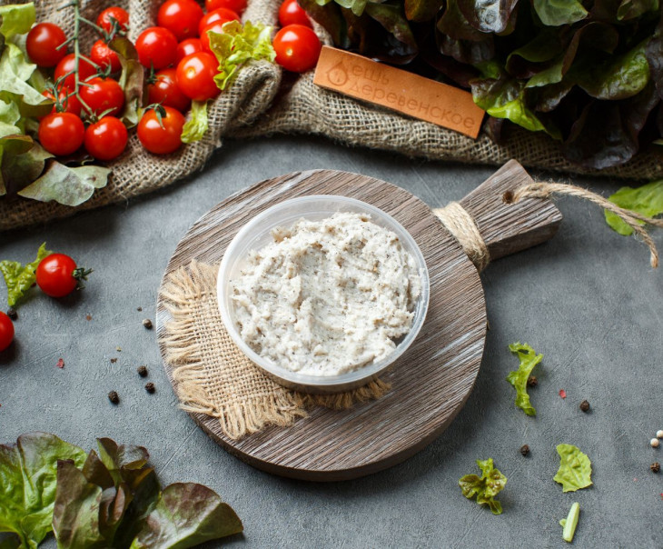 6516 Сало соленое с черным перцем (протертое) Вкусляндия 