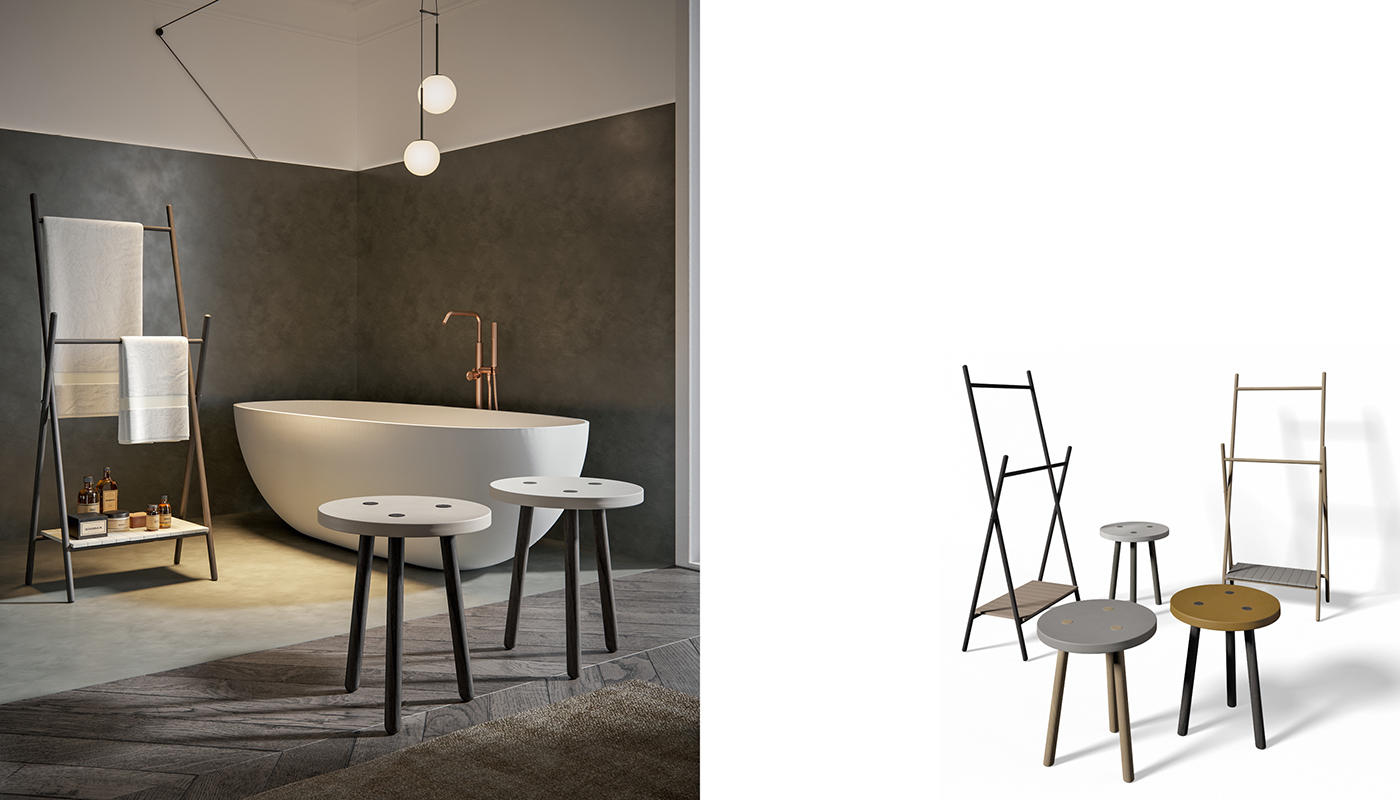 ED-ST05 Edone Аксессуары серии Nature ПРИРОДА СЕРИИ Деревянная часть из мореного массива каштана  - Вид №3