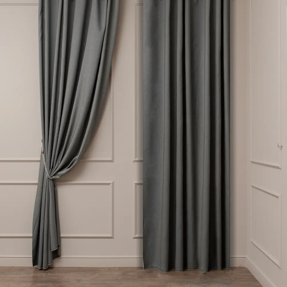 ЛТ ткань 1 п/м лен однотонный genevra зеленый 32 300 см TEX REPUBLIC STLM-2086382 - Вид №1