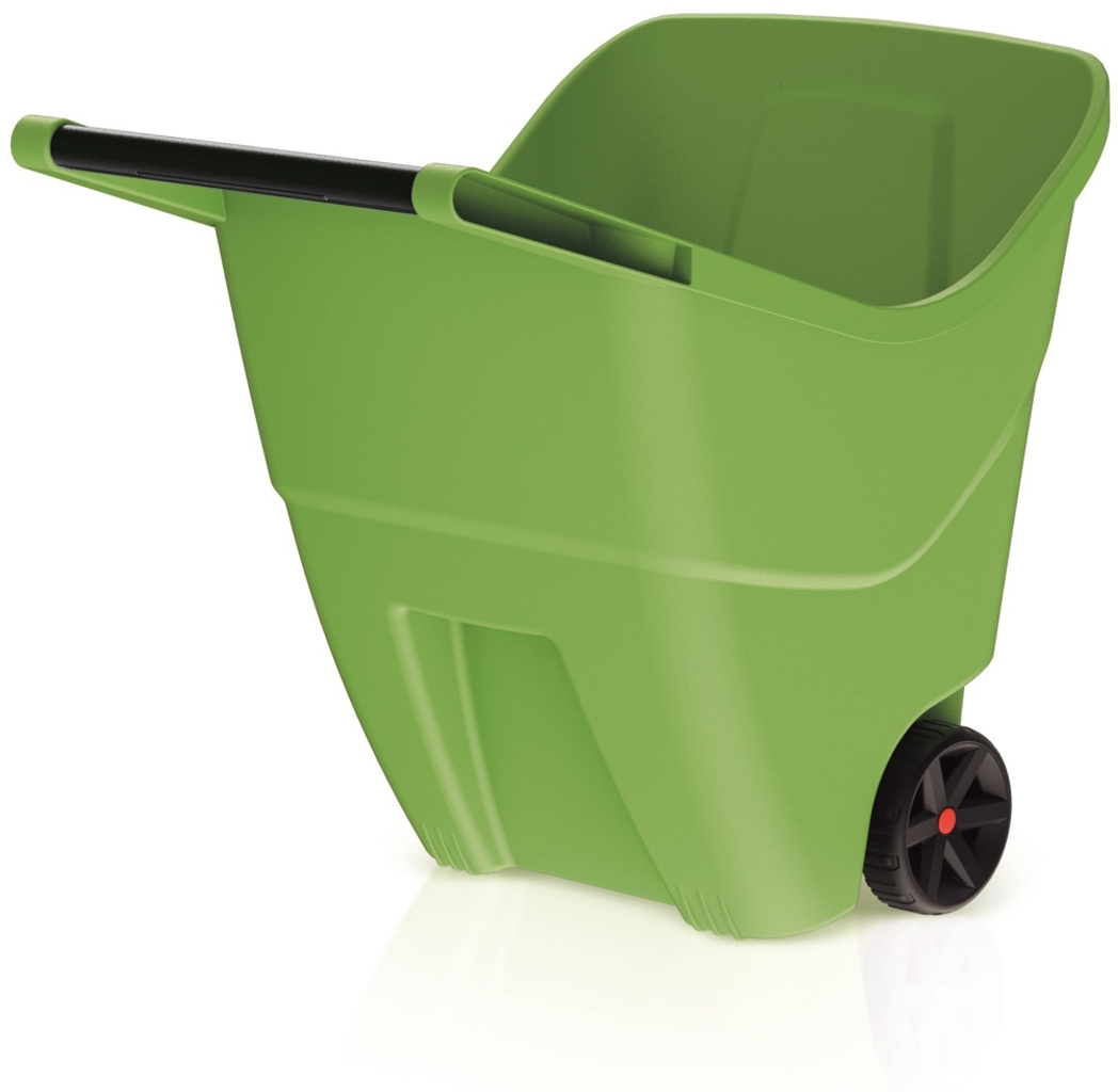 90278380 Тележка садовая IWO85Z-370U Load & Go II оливковая 85 л STLM-0164484 PROSPERPLAST