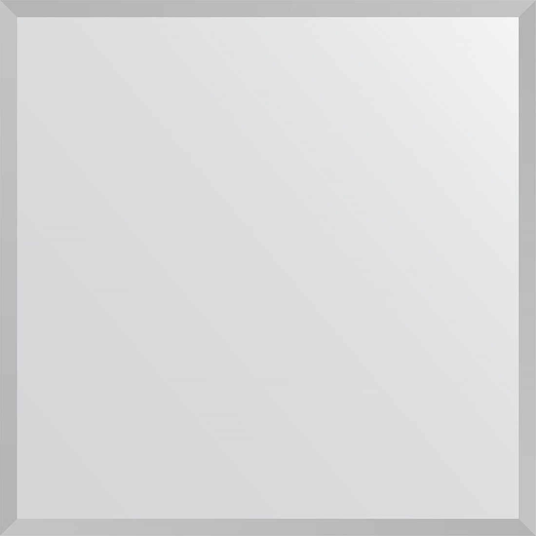 BY 3129 Зеркало в багетной раме - хром 18 mm EVOFORM Definite