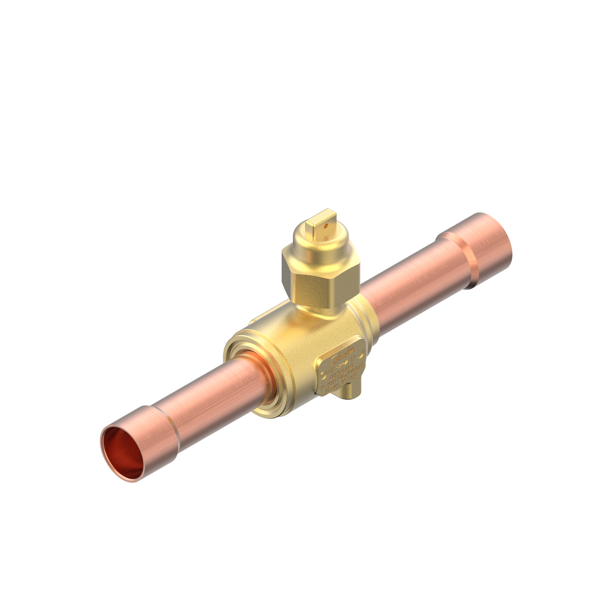 Danfoss GBCT — Запорные шаровые краны для CO2 140 бар GBCT 12s Кран шаровый 009L6585  - Вид №7