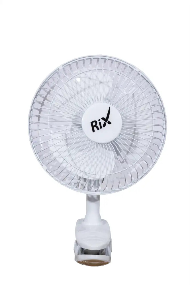 91730552 Вентилятор настольный Rix RDF-1500W 15 Вт D15 см цвет белый глянец STLM-0850757