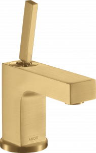 39015250 Смеситель для раковины 80, однорычажный, со стержневой ручкой, для умывальников со сливным гарнитуром AXOR CITTERIO