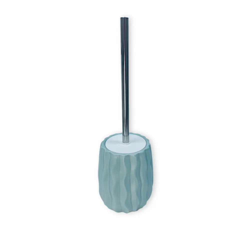 Керамический ёршик для унитаза Primanova Cake в голубом цвете 89380957 STLM-1567258