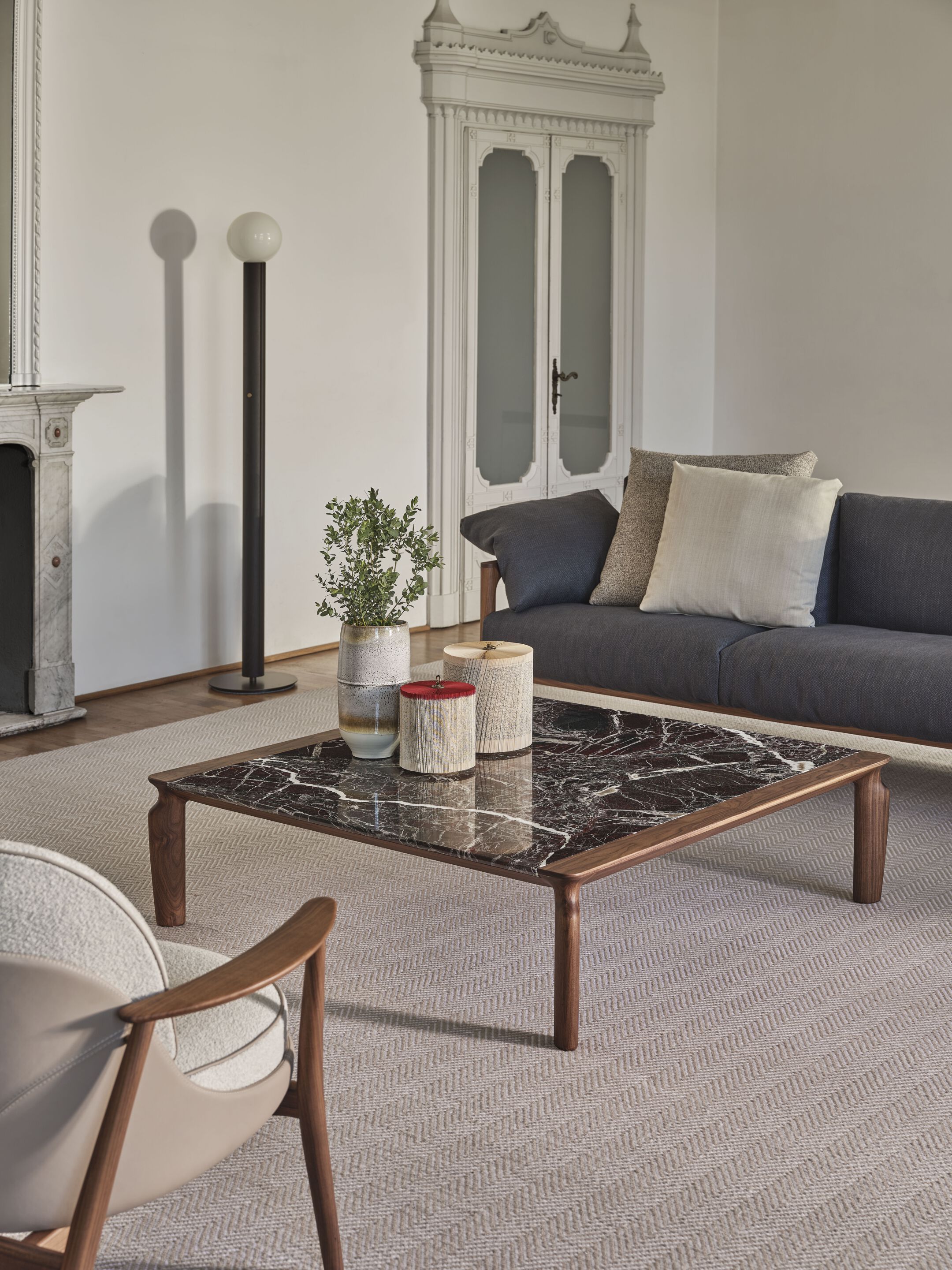 Квадратный мраморный журнальный столик Porada двадцать четыре ARCH-00121147 - Вид №1