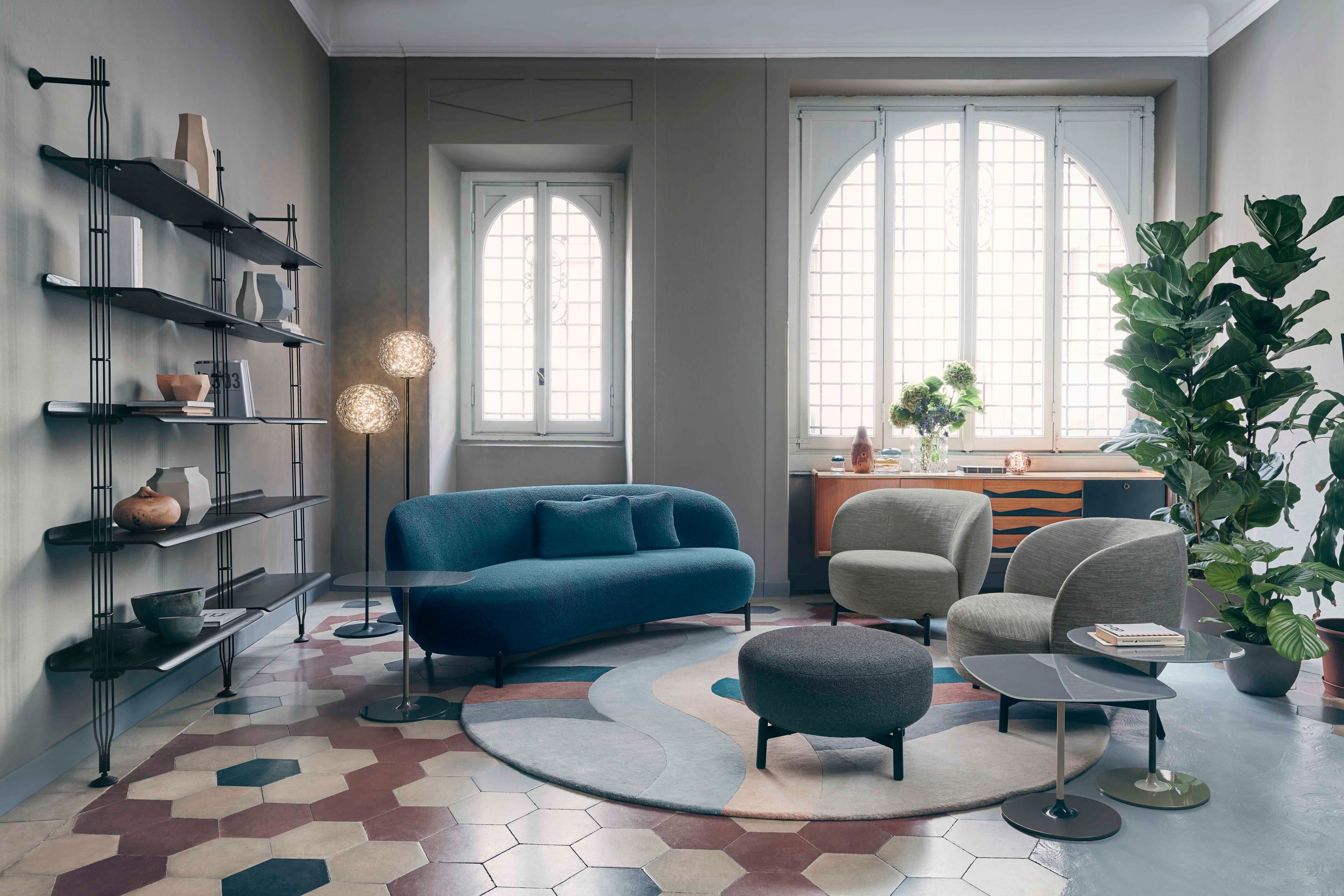 2-местный съемный тканевый диван Kartell Lunam ARCH-00061552 - Вид №2