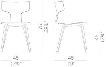 Lapalma Стул из фанеры Fedra S202 - Вид №2