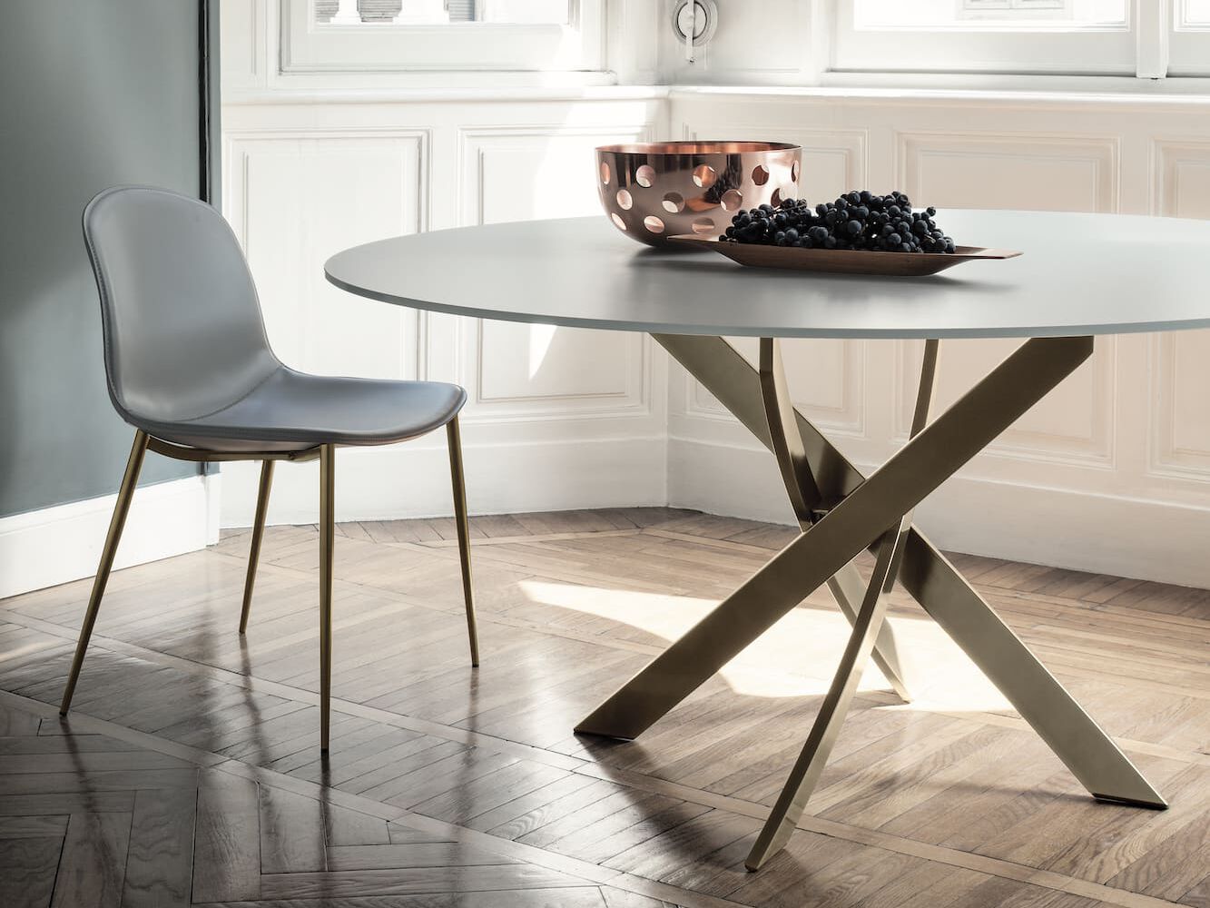 Круглый мраморный стол Bontempi Casa BARONE ARCH-00052845 - Вид №7