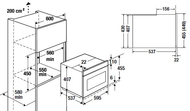 8109104 Встраиваемая микроволновая печь Kuppersbusch CM 6330.0 S2 серый STDN-0047548 - Вид №1