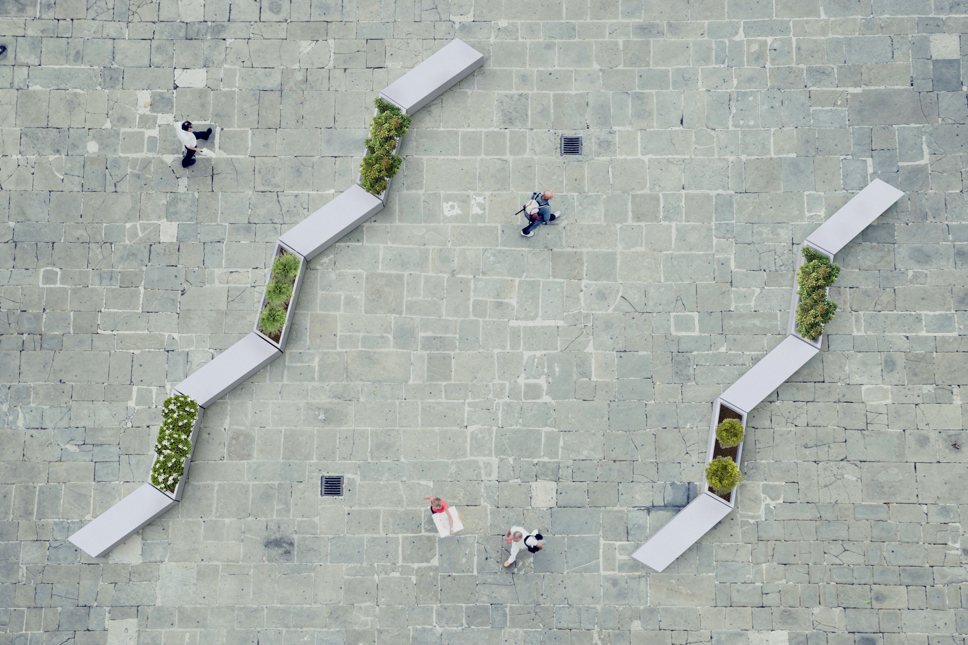 Прямоугольная бетонная плантатор SIT Box to Box ARCH-00085105 - Вид №2