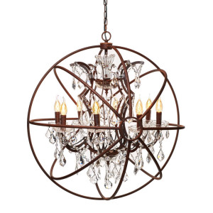 91258296 Светильник подвесной Foucaults Orb Crystal LOFT1897/8 E14 40W STLM-0524835 LOFT IT