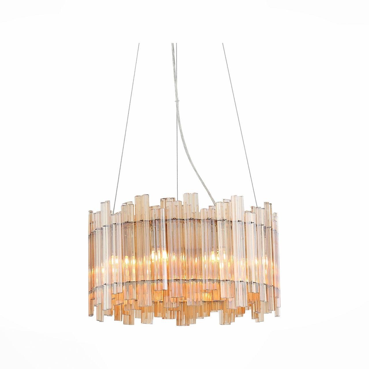 Подвесная люстра ST Luce Versita SL400.103.09 ST LUCE ДИЗАЙНЕРСКИЕ, VERSITA 118222 Янтарный  - Вид №3