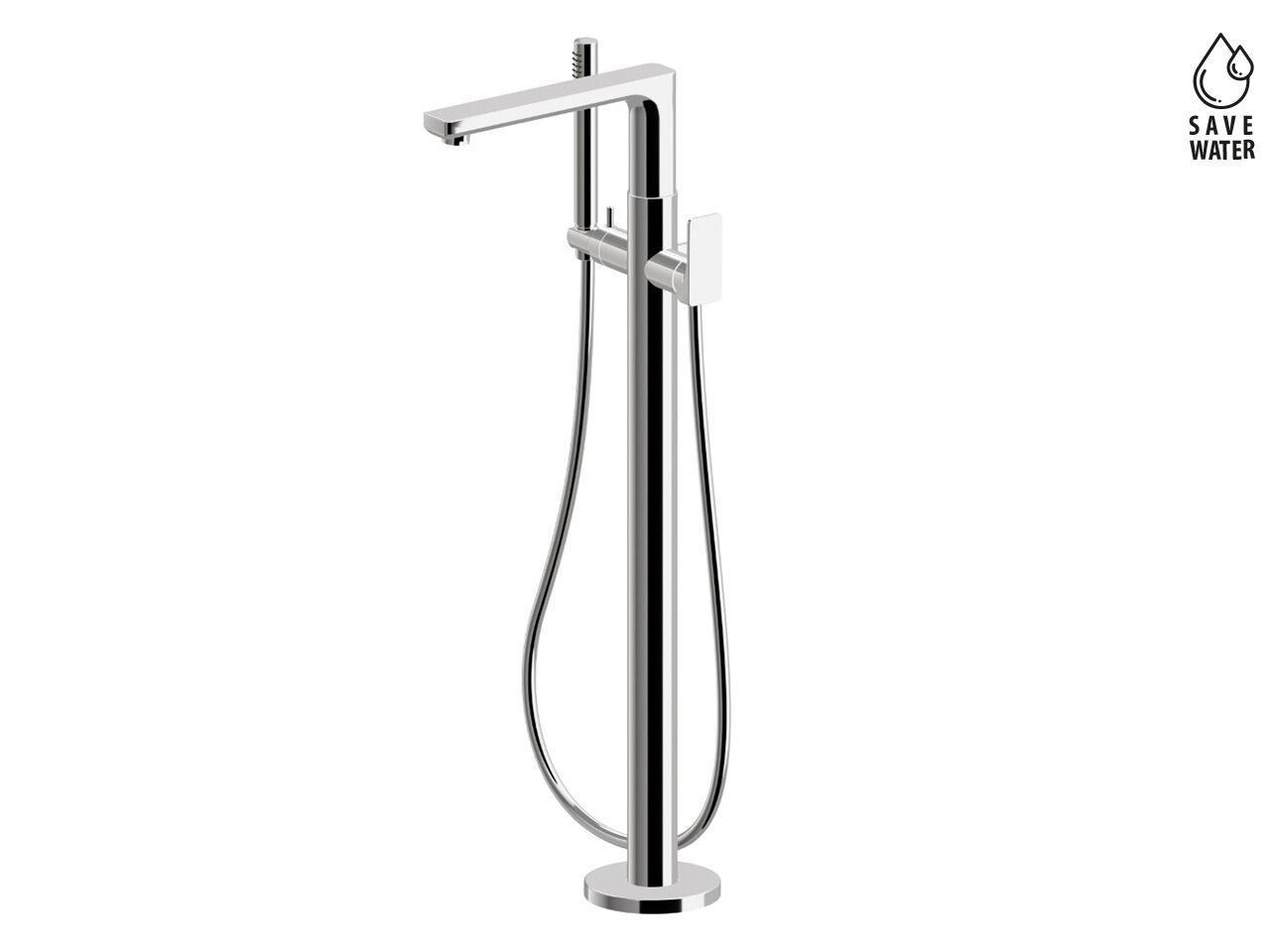 Напольная ванна с ручным душем Newform B-EASY ARCH-00080641