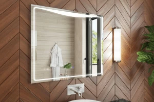 Зеркало Eva Luxe 600600⨉40⨉700 мм хром