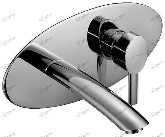 Rubinetterie Frattini Смеситель для раковины настенный без сливного крана Brera sun-id-1411657