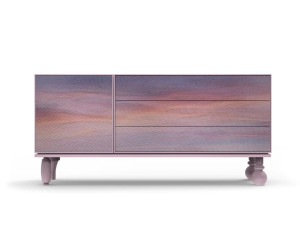 Секционный шкаф из МДФ с распашными дверцами с ящиками