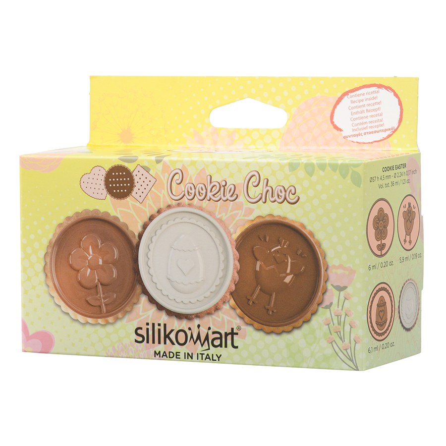 22.174.77.0165 Набор для приготовления печенья easter slim силиконовая Silikomart  - Вид №4