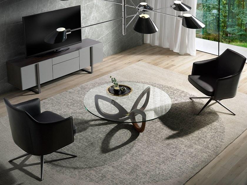Angel Cerdá Тумба под телевизор из лакированной мдф с ящиками Loft tendencia 3106 cp1706-tv Angel Cerda - Вид №5