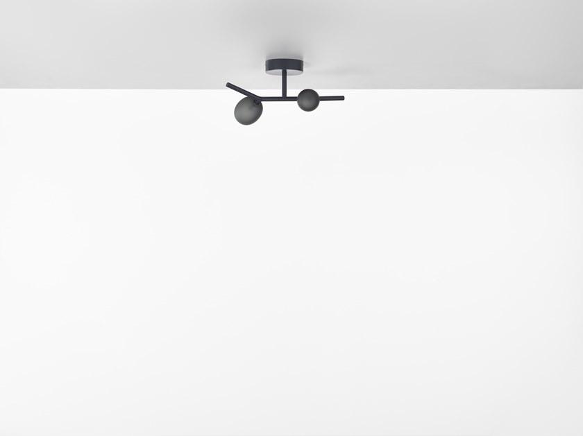 BROKIS Потолочный светильник из дутого стекла и металла Ivy sun-id-1500435 - Вид №6