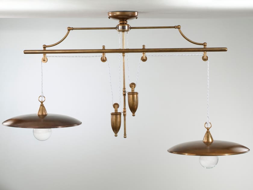 Регулируемая латунная светодиодная потолочная лампа Cremasco Illuminazione Венецианская традиция ARCH-00128765