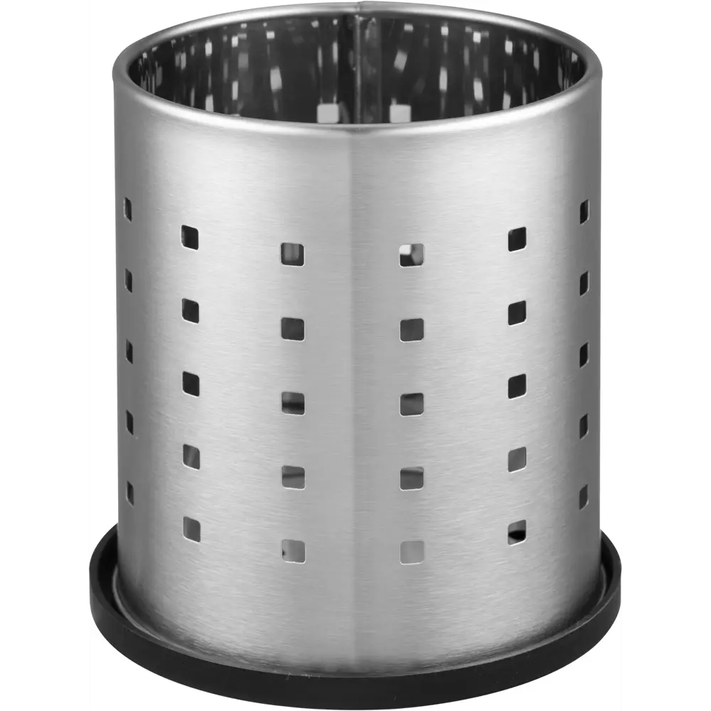 89422298 Лоток для столовых приборов 1 отсек Two Dolfins 12х11х13.5 см металл цвет серый STLM-1577980 - Вид №3