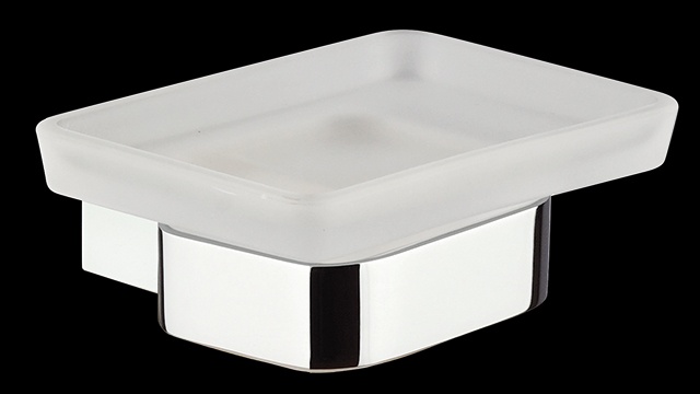 DE123 Мыльница в ванную, подвесная, из матового стекла bagno&associati DOMINO ELITE Bagno & Associati