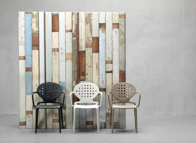 SCAB DESIGN Стул-медальон штабелируемый с подлокотниками Colette sun-id-1461599 - Вид №2