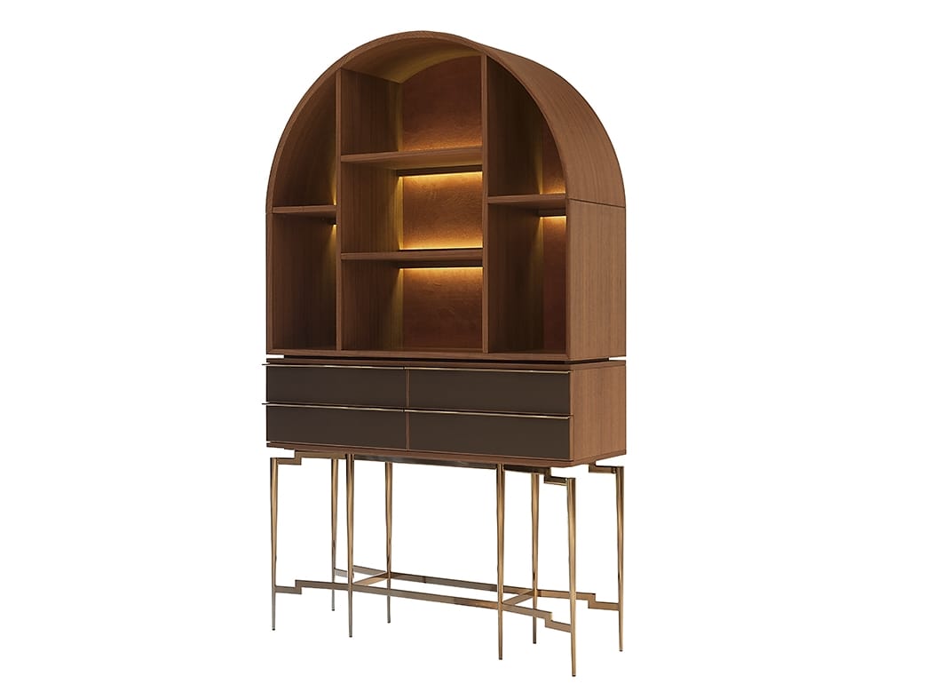 Деревянный шкаф со встроенным освещением Mobi Nikea ARCH-00139451