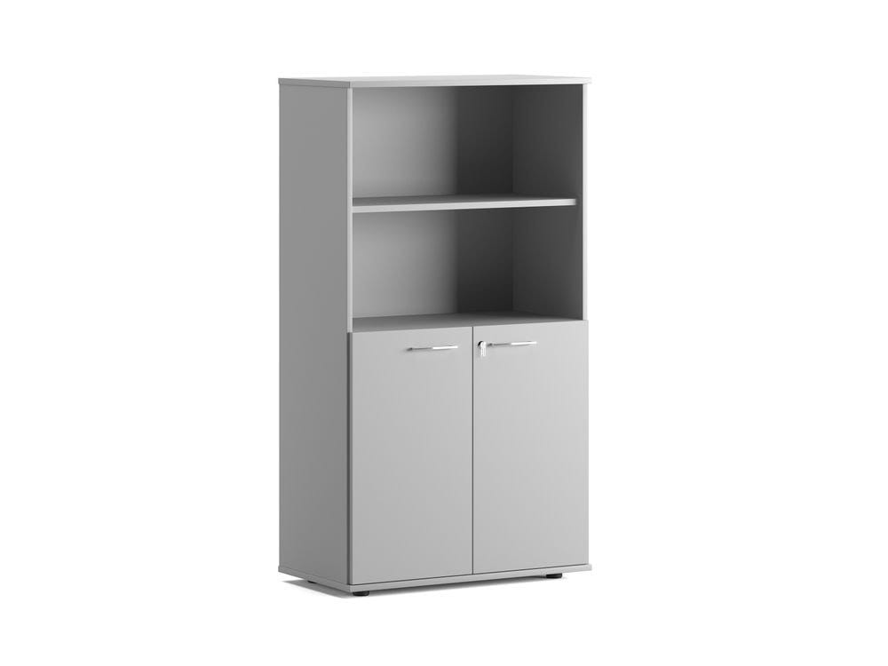Высокий офисный шкаф из меламина с запирающимися дверями Ersa лестница ARCH-00045799 - Вид №1