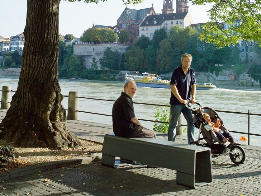 SWISSPEARL Italia Садовая скамейка из бетона Design 8054027 - Вид №5