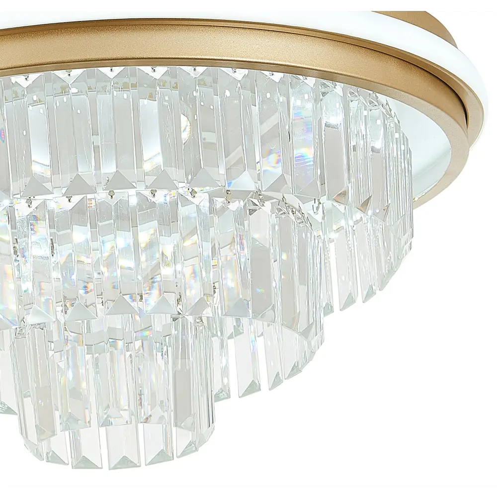 Светодиодная люстра Natali Kovaltseva Crystal B 110 Вт с пультом управления регулируемый белый свет 88663949 STLM-2162021  - Вид №3