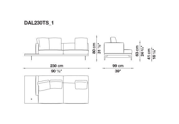 Кожаный диван B&B Italia док ARCH-00130675 - Вид №129